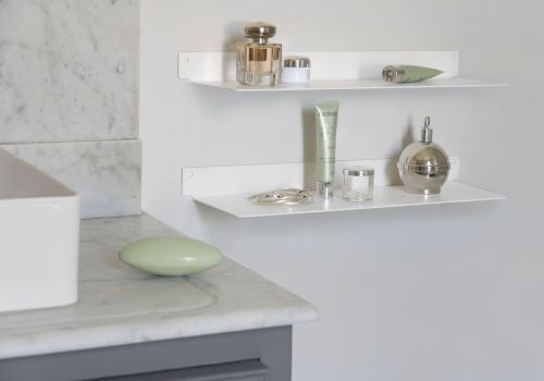 Bathroom shelves 45 x 15 cm - Set of 2 Bathroom shelves - 1